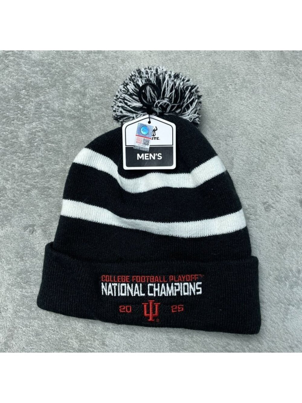Indiana Hoosiers Men's College Football Playoff National Champions Beanie  e1419